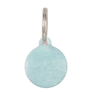 Blue Wood Grain Effect Pet Tag