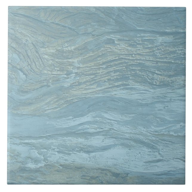 Blue Wood Texture Ceramic Tile (Front)
