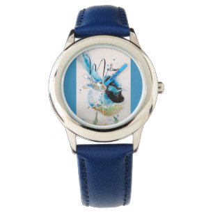 Blue Wren Watercolour Painting Australian Birds Watch