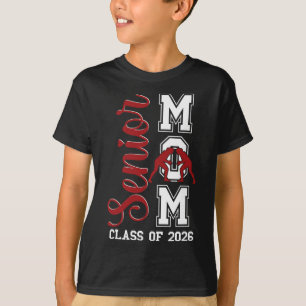 Blue Wrestling Wrestler Senior Mum Cl Of 2026 Grad T-Shirt