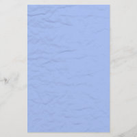 Blue Wrinkled Paper Stationery