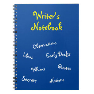 Blue Writer's Notebook