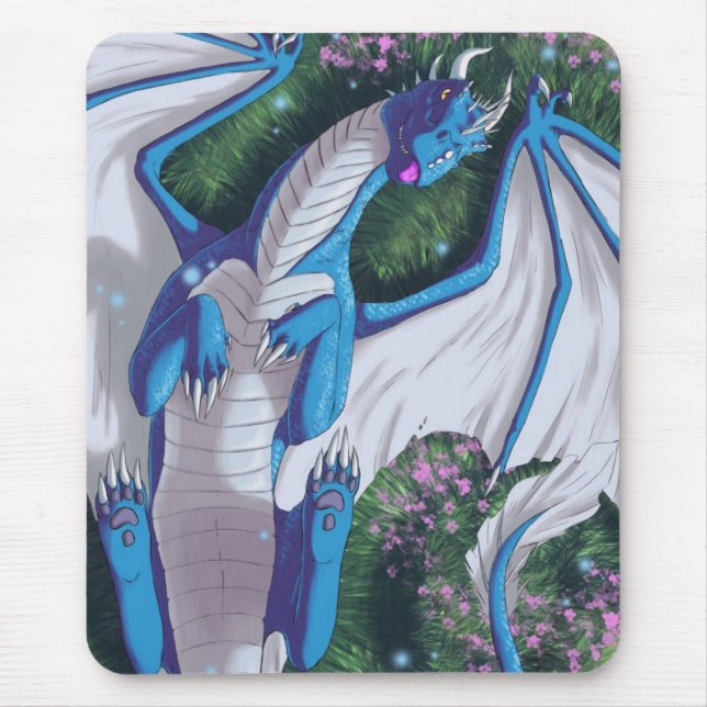 Blue wyvern mouse pad (Front)