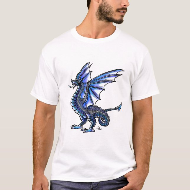Blue Wyvern T-shirt (Front)