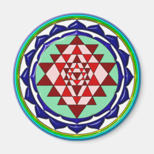 BLUE YANTRA MAGNET