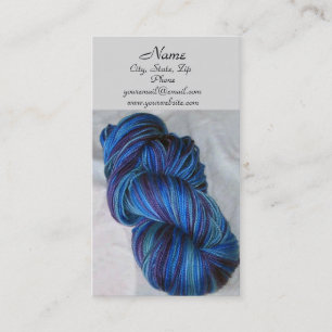 Blue Yarn Business Card
