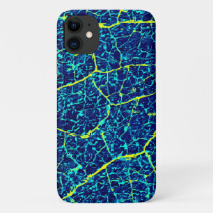 Blue / Yellow Abstract Pattern Case-Mate iPhone Case