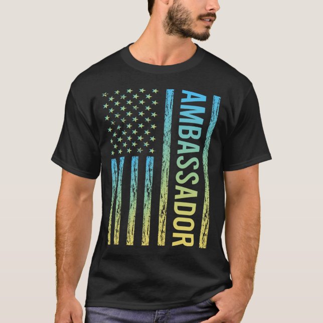 Blue Yellow Ambassador T-Shirt (Front)