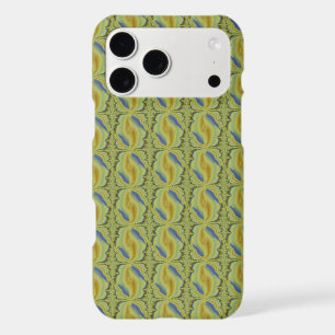 Blue Yellow Artdeco in Retro Style