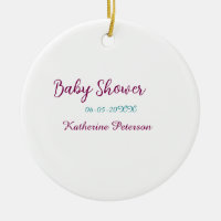 Blue yellow baby shower name date animal ear cute