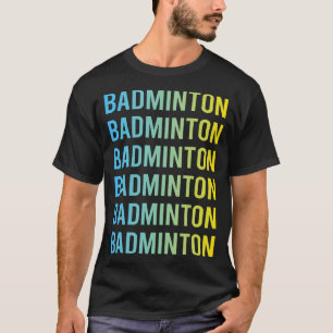 Blue Yellow Badminton T-Shirt