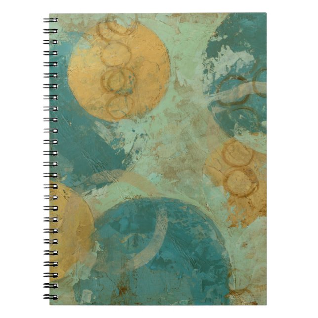 Blue & Yellow Circles Notebook (Front)