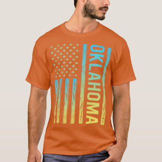 Blue Yellow Flag Oklahoma T-Shirt