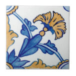 Blue & Yellow Floral Mediterranean Watercolor Tile<br><div class="desc">Introducing Blue & Yellow Floral Mediterranean Watercolor Ceramic Tile for a truly remarkable and artful design statement in your kitchen! With its bold hues of blue and yellow patterning in a watercolor effect, these unique tiles create an exotic yet timeless look that is sure to be a stunning conversation starter...</div>