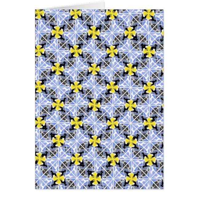 Blue yellow Great Danes (Front)