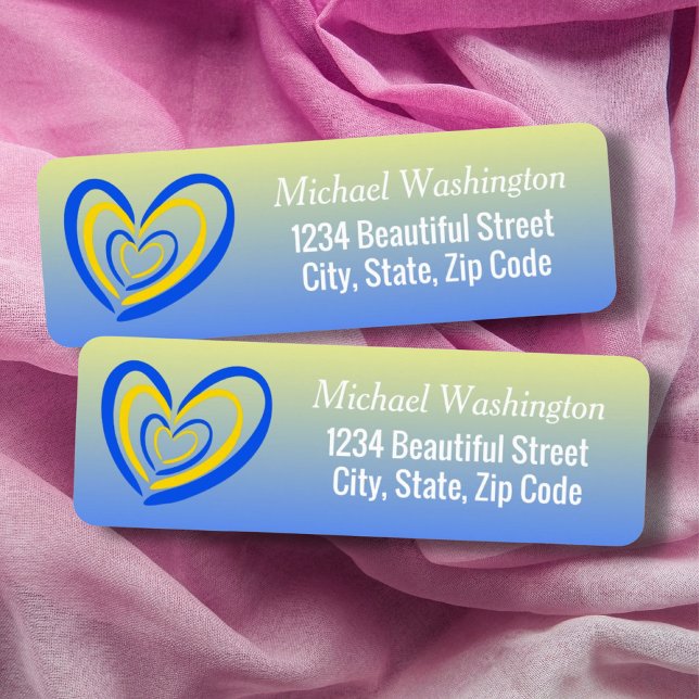 Blue Yellow Heart Peace Anti War Ukraine Inspired (Creator Uploaded)