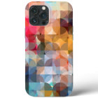 Blue Yellow Orange Pink Purple Mosaic Art Pattern