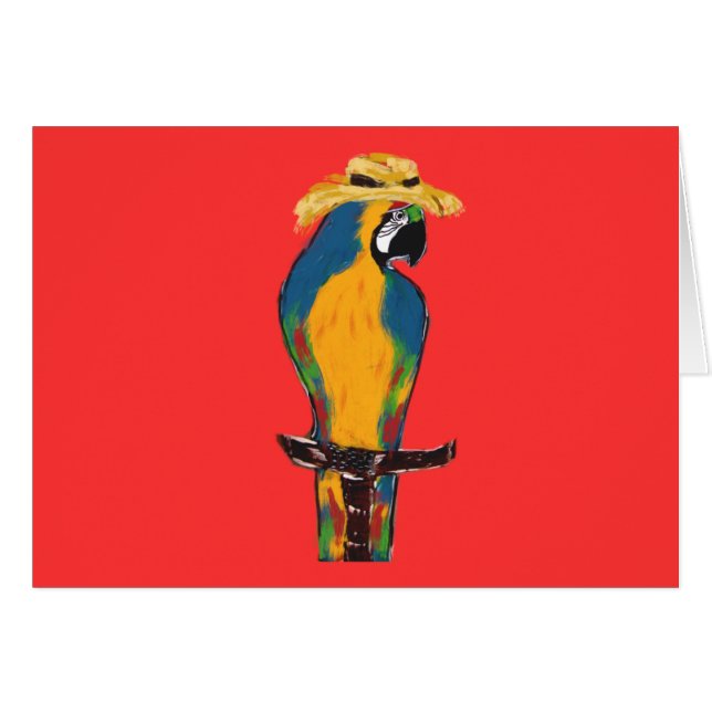 Blue & Yellow Parrot (Front Horizontal)