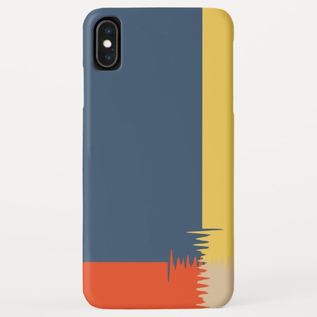 Blue Yellow Red Cream Case-Mate iPhone Case (Back)