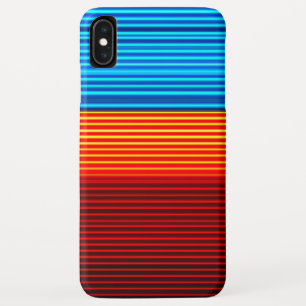 Blue Yellow Red Stripes Case-Mate iPhone Case