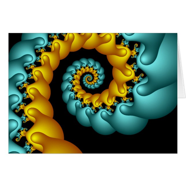 Blue & Yellow Swirl (Front Horizontal)