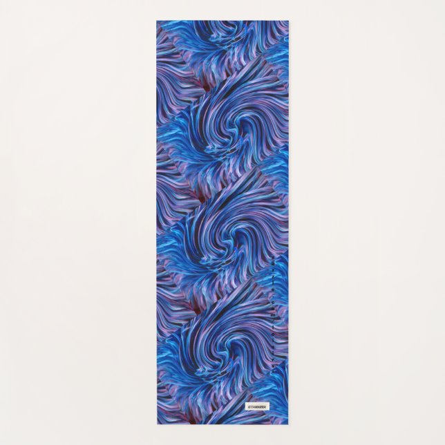 Blue Yoga Mat (Front)