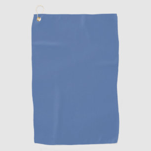 Blue yonder (solid colour) golf towel