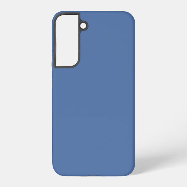 Blue yonder (solid colour)  samsung galaxy s22+ case (Back)