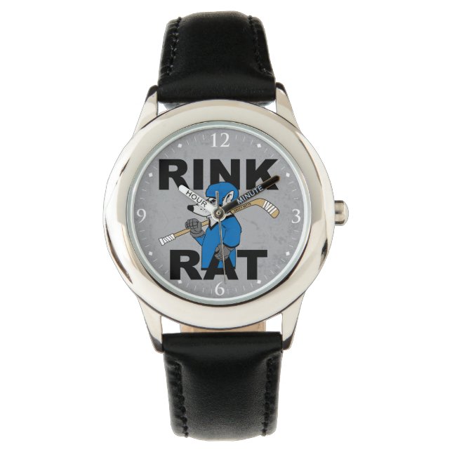 Blue Youth Hockey Rink Rat Hockey Player Watch (Front)