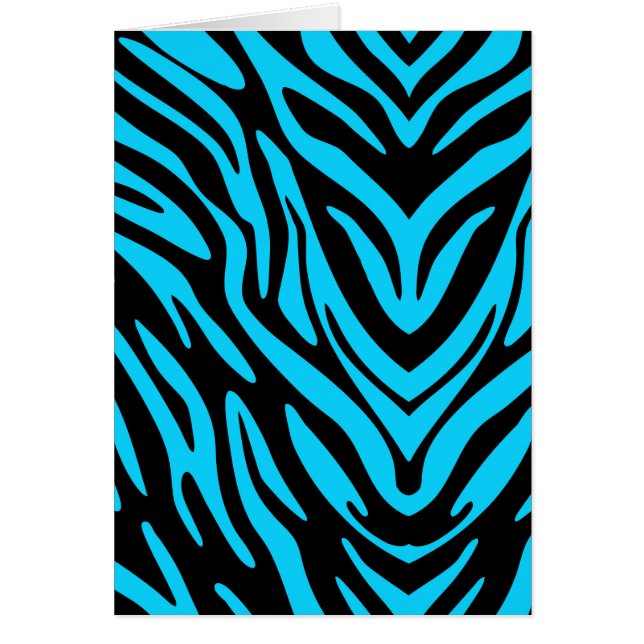 Blue Zebra Abstract (Front)