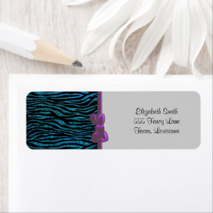 Blue Zebra, Glitter Zebra, Zebra Print, Stripes