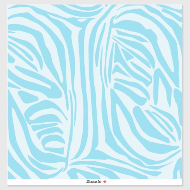 Blue Zebra Pattern (Sheet)