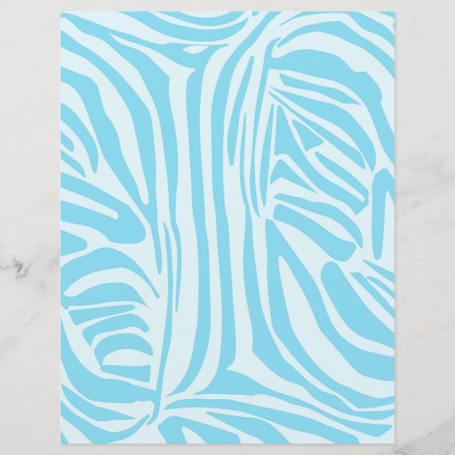 Blue Zebra Pattern (Front)