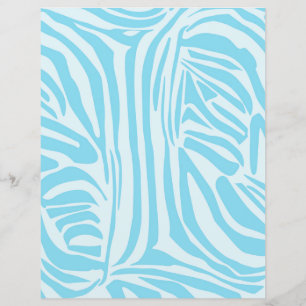 Blue Zebra Pattern