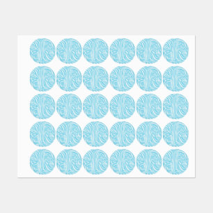 Blue Zebra Pattern