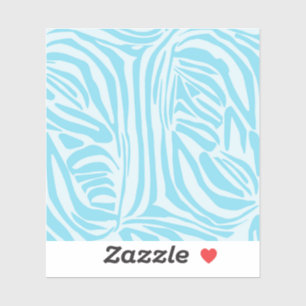 Blue Zebra Pattern