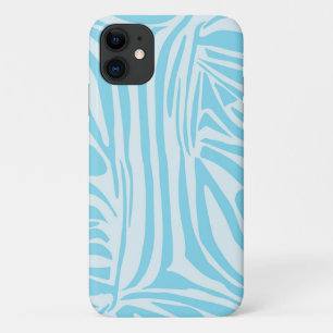 Blue Zebra Pattern Case-Mate iPhone Case