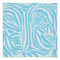 Blue Zebra Pattern