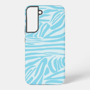 Blue Zebra Pattern Samsung Galaxy Case