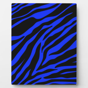blue zebra plaque