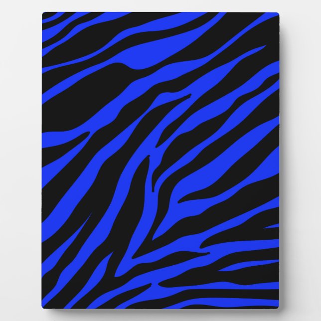 blue zebra plaque (Front)