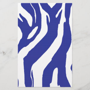 Blue Zebra Stationery