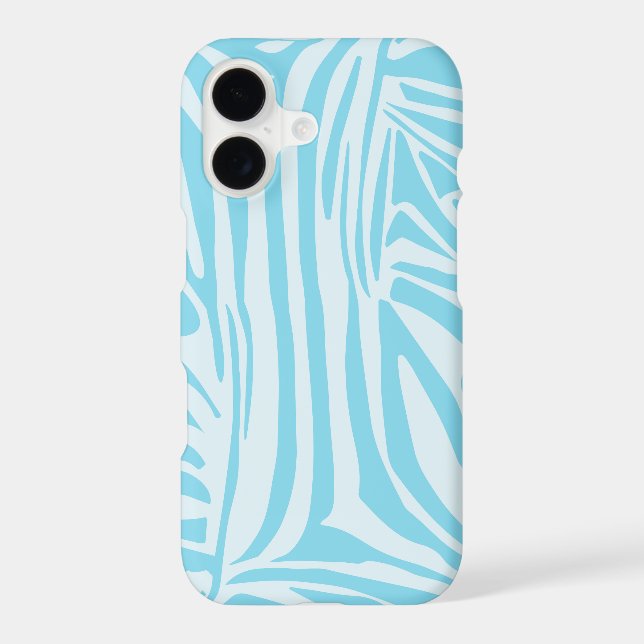 Blue Zebra Stripe Pattern (Back)