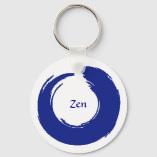 Blue Zen Keychain