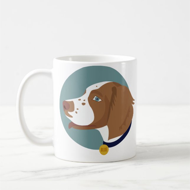 Blue & Zero Mug (Left)