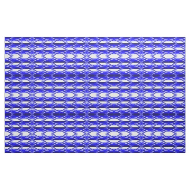 Blue zigzag fabric (Fat Quarter)
