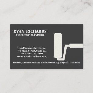 Blueack Chalkboard House Painting Business Card