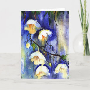 blueandwhite umbrellas from heaven card