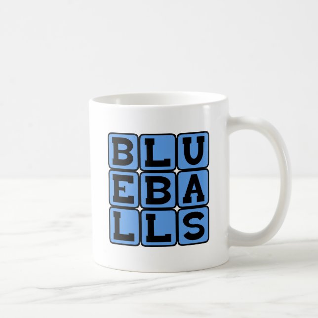 Blueballs, Blue Balls Coffee Mug (Right)