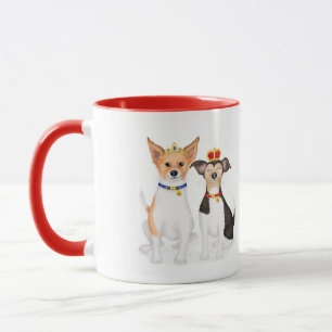 Bluebell & Beth Jack Russells Coronation mug